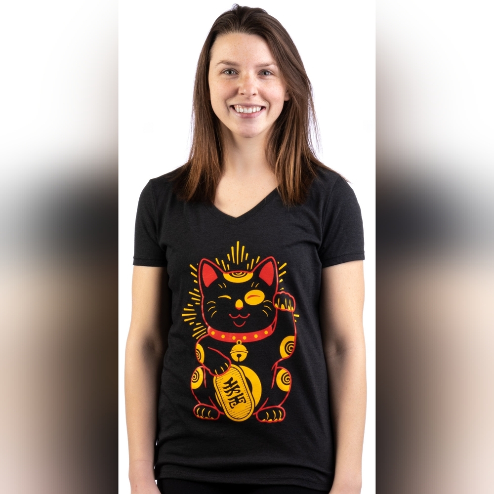 Neko Lucky Cat T Shirt